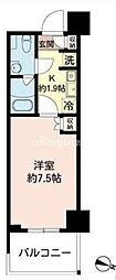 MFPRコート木場公園 1Kの間取図画像