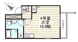 creal門前仲町 ワンルームの間取図画像