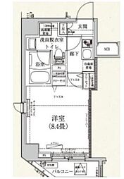 ティモーネ深川 1Kの間取図画像