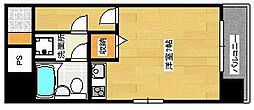 朝日プラザ横川駅前 ワンルームの間取図画像