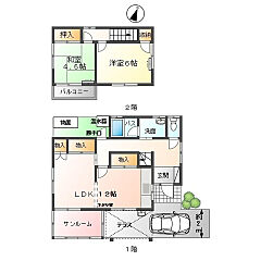 物件の間取り