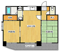フジビル2 2LDKの間取図画像