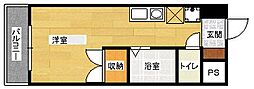 サンシャインヒルズ相田 ワンルームの間取図画像