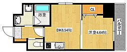 Welsh.Sビル5 1DKの間取図画像