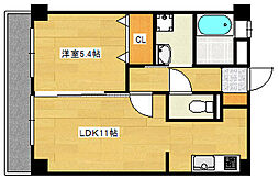 ROOMBOWWOW 1LDKの間取図画像