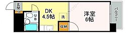 JR芸備線 戸坂駅 徒歩14分の賃貸マンション 1階1DKの間取り