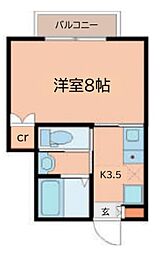 広島高速交通アストラムライン 安東駅 徒歩2分の賃貸アパート 2階1Kの間取り
