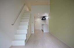 広島電鉄宮島線 東高須駅 徒歩5分の賃貸アパート 1階ワンルームのリビング/ダイニング