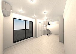 広島電鉄8系統 江波駅 徒歩17分の賃貸アパート 1階1LDKのリビング/ダイニング