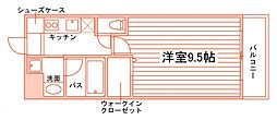 間取図画像 1K
