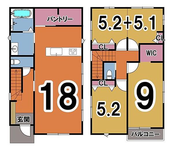 間取りを拡大表示