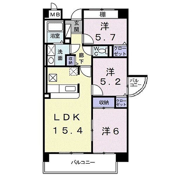 同じ建物の物件間取り写真 - ID:230026737212