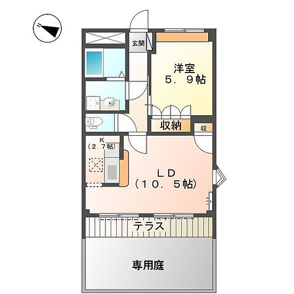 同じ建物の物件間取り写真 - ID:230029278896