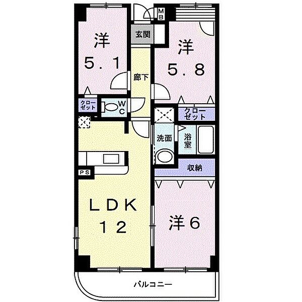 同じ建物の物件間取り写真 - ID:230029779940