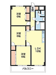 間取図画像 3LDK
