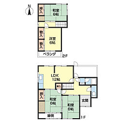 秋月91-5戸建 1階4LDKの間取り