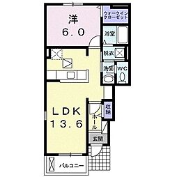 間取図画像 1LDK