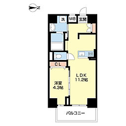 間取図画像 1LDK
