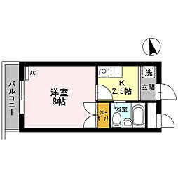 ヴィラ栄谷 2階/2-G