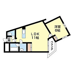 ル・シェール 4階/4-A