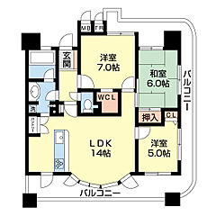 物件の間取り