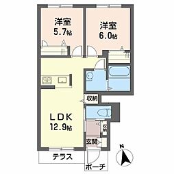 シャーメゾン園部 1階