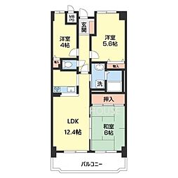 ライオンズマンション和歌山関戸壱番館 3LDKの間取図画像