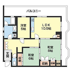 リブラ10番丁 3LDKの間取図画像