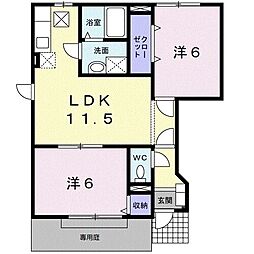 joli cour B 1階