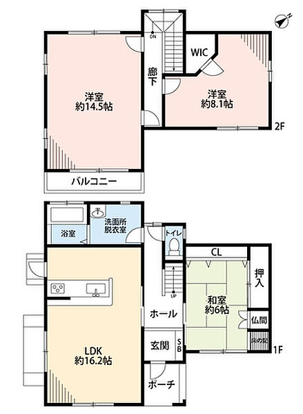 間取りを拡大表示