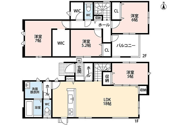 間取りを拡大表示