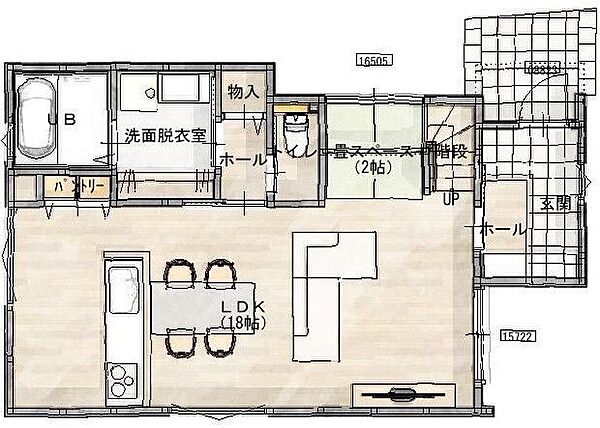 間取りを拡大表示