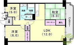 JR東海道・山陽本線 土山駅 徒歩5分の賃貸マンション 4階3LDKの間取り