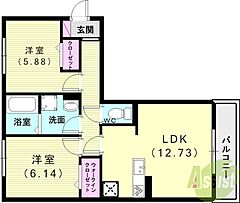 物件の間取り