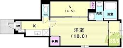 シーコースト 1SKの間取図画像