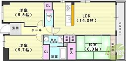グランシャリオ 3LDKの間取図画像