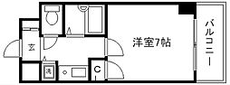 リーガル京都西陣 1Kの間取図画像