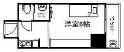 コスモリード京都今出川 1Kの間取図画像