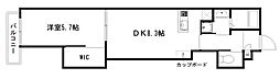 HananokiFlat 1LDKの間取図画像