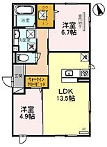 大阪府堺市西区浜寺石津町東5丁（賃貸アパート2LDK・1階・60.00㎡） その2