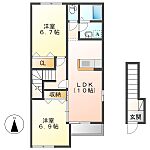 倉敷市児島上の町1丁目 2階建 築11年のイメージ