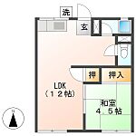 倉敷市栗坂 2階建 築48年のイメージ