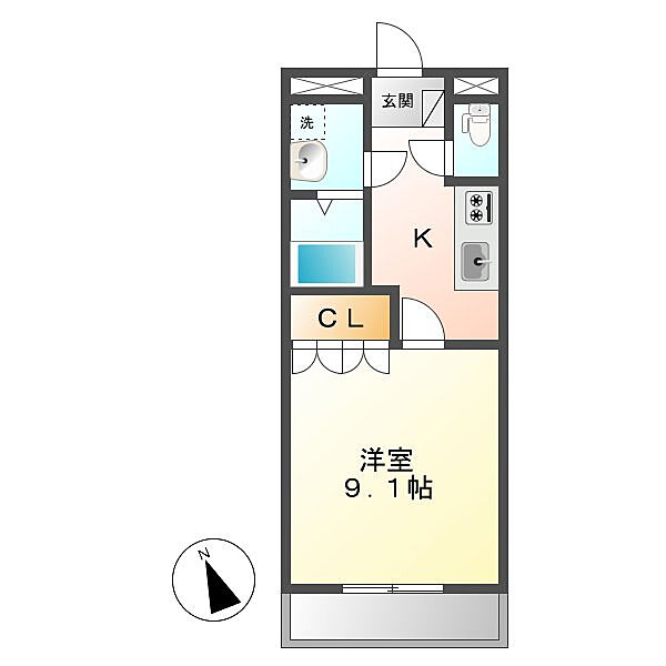 同じ建物の物件間取り写真 - ID:233019339394