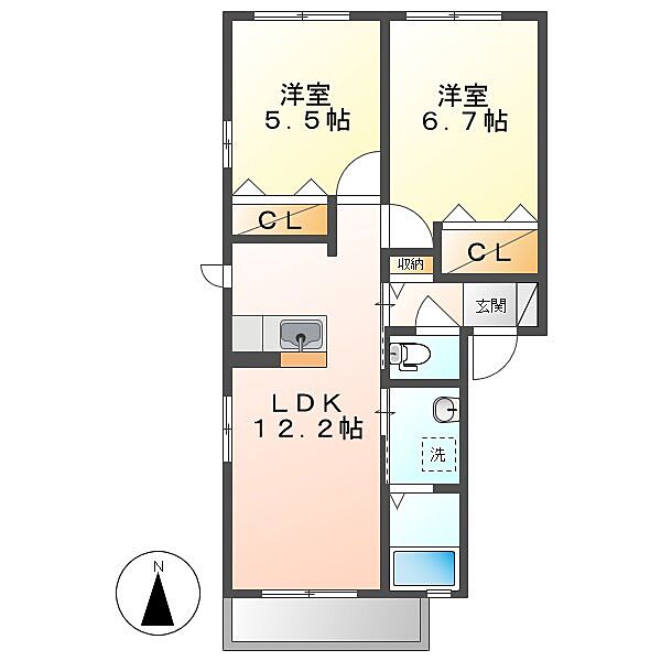 同じ建物の物件間取り写真 - ID:233019406628