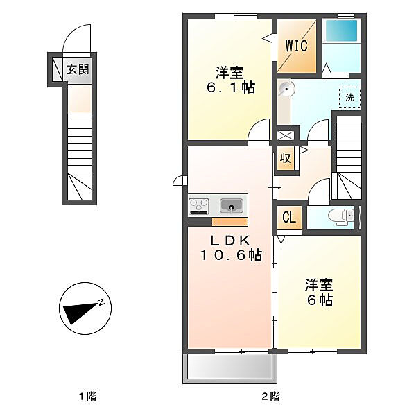 同じ建物の物件間取り写真 - ID:233019444530