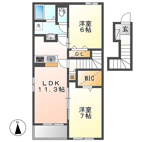 同じ建物の物件間取り写真 - ID:233019462301