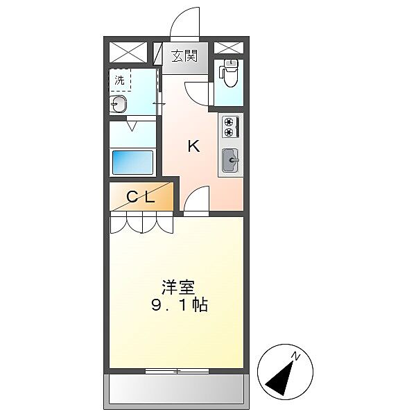 同じ建物の物件間取り写真 - ID:233019972884