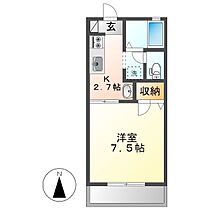 ディアエスタＣ  ｜ 岡山県倉敷市連島町西之浦（賃貸アパート1K・1階・24.81㎡） その2