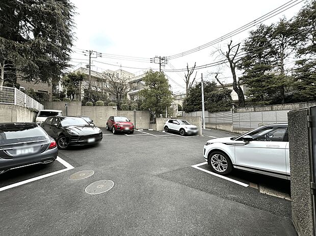 専用使用権付き駐車場は、入出庫がしやすい道路に面した平置き駐車場です。