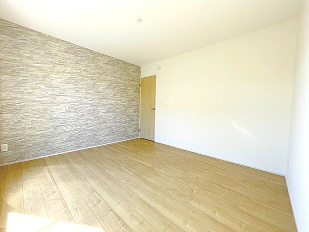 2階主寝室7帖 アクセントクロス使用